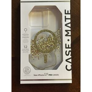 Case-Mate Tough iPhone 15 PLUS Pro MagSafe Case Karat Marble NIB 6.7” (2023)